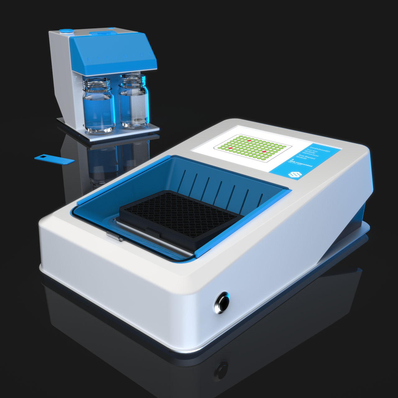 Causeway Sensors laboratory device concept showing scientific hardware product design and enclosure work